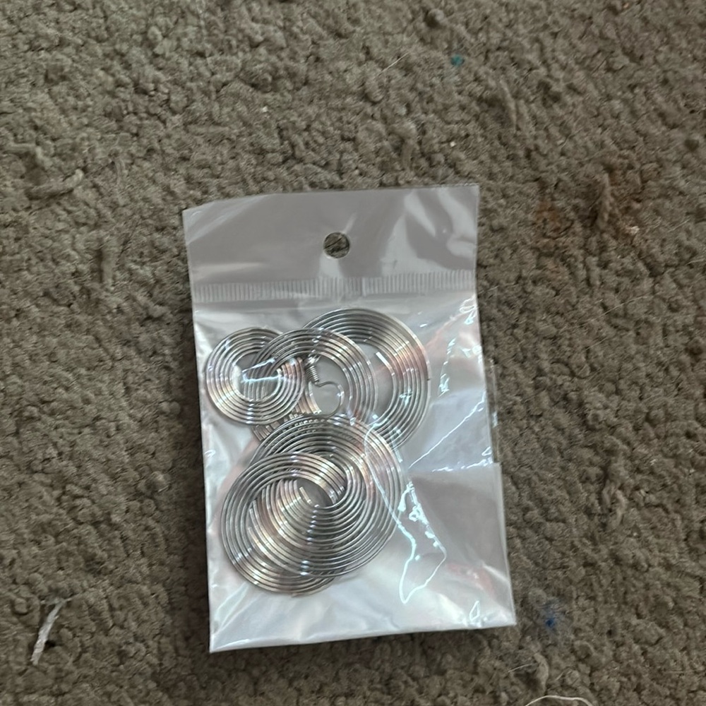 silver dangly earrings